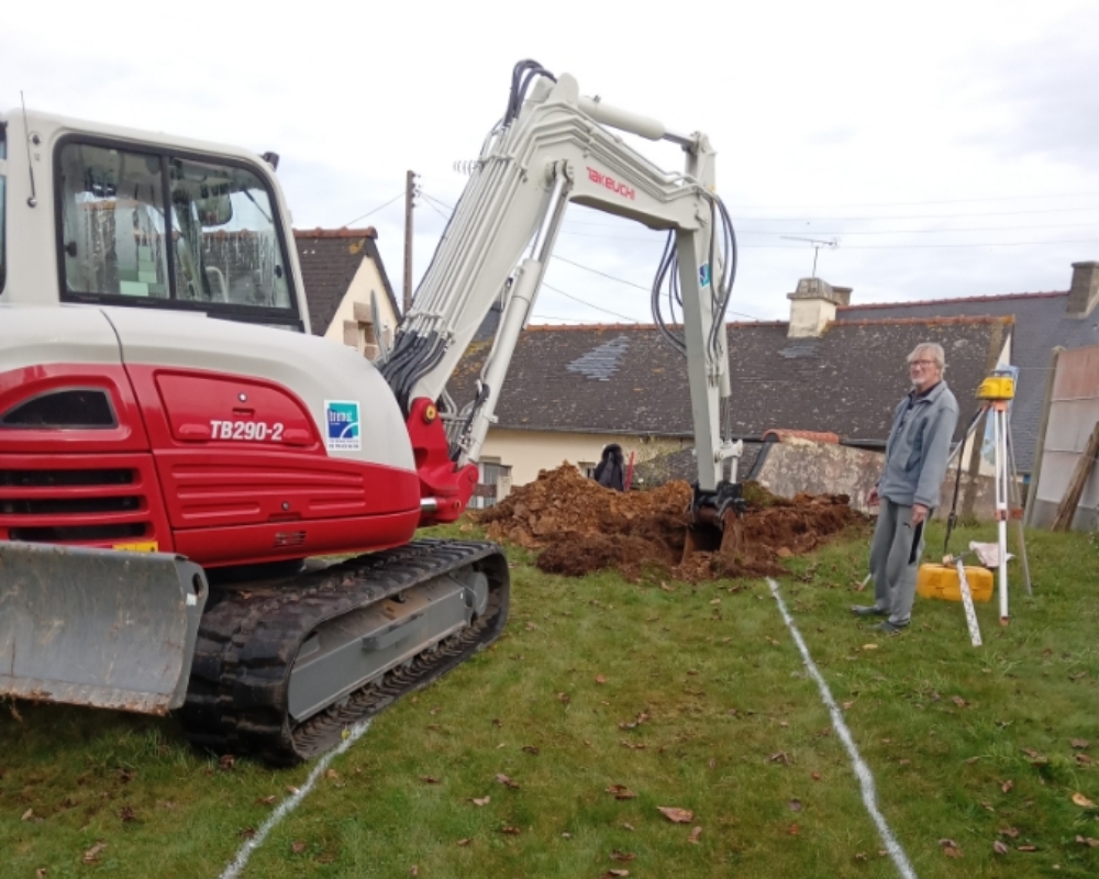 Le Quere Assainissement Assainissement Guingamp Ms CHANTIER PLOEZAL 1
